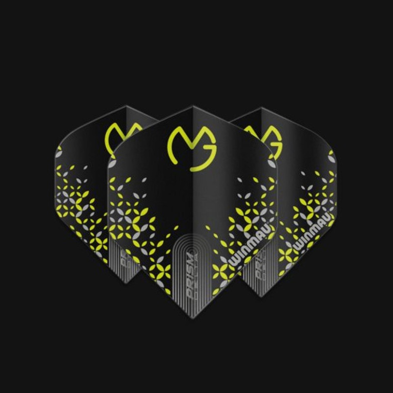 Winmau MvG Prism Delta Flights – No2 (Standard) – Green & Grey