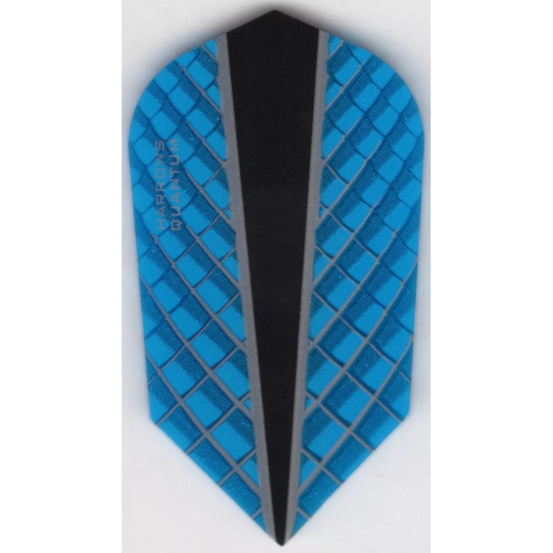 5  sets Harrows Quantum-X Slim Flights, Blue