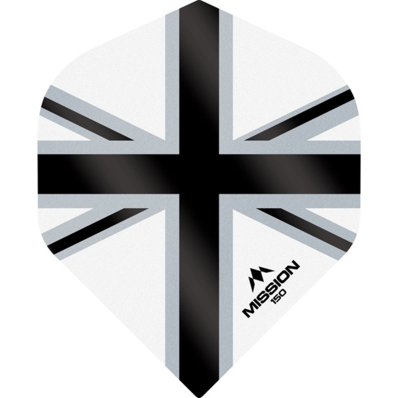 Mission – Alliance-X – Union Jack Flights – No2 (Standard) – 150 Micron – White with Black