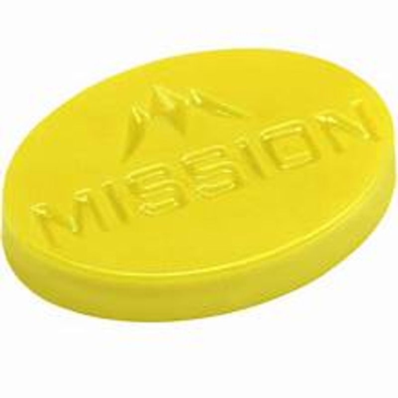 Mission Grip Wax with Logo – Scented – 7mm Thick – Large – Pineapple – Yellow