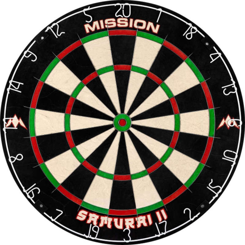 Mission Samurai II Dartboard DAMAGED PACKAGING
