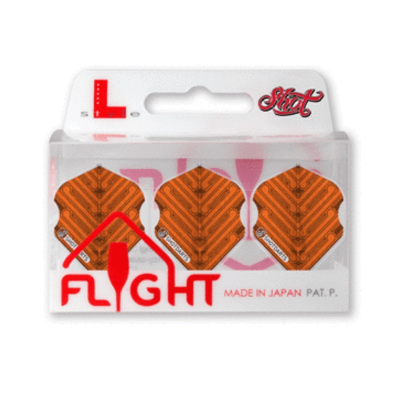Shot L-style EZ L1 Standard Flights-Manu Orange