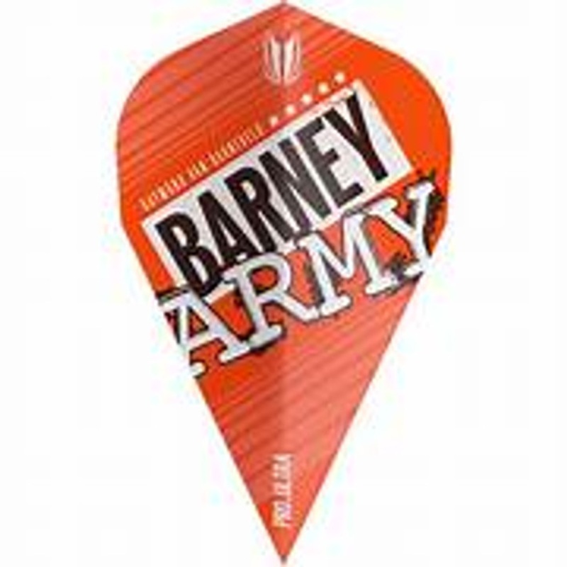 Target Barney Army Pro. Ultra Orange Vapor Flights – Vapor