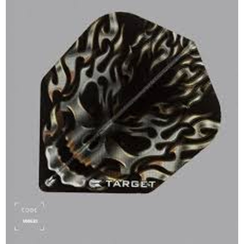 Target Vision Black Flaming Skull No.6 Flights