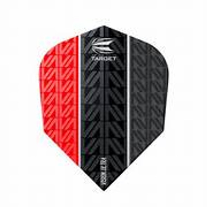 Target Vision Ultra Red Vapor 8 Black No.6 Flights – Small Standard