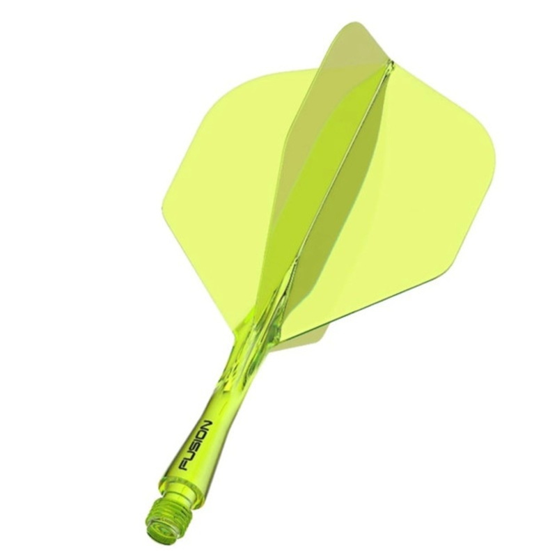 Winmau Fusion Neon Yellow NO2 Flights Intermediate