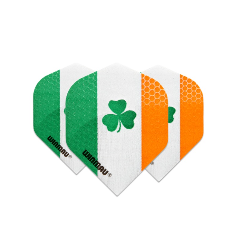 Winmau Mega Standard 75 Micron Flight – Irish Clover