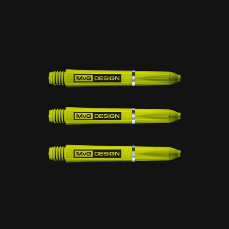 Winmau Signature MvG Design Shafts – Green – Short