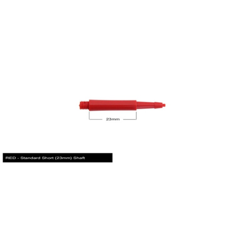 Harrows Clic Standard Short 2ba Shafts – Red
