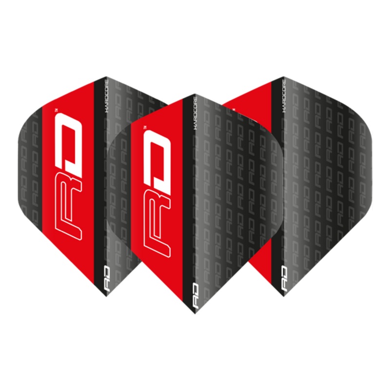 Red Dragon Hardcore XT Black & Red RD Standard Flights