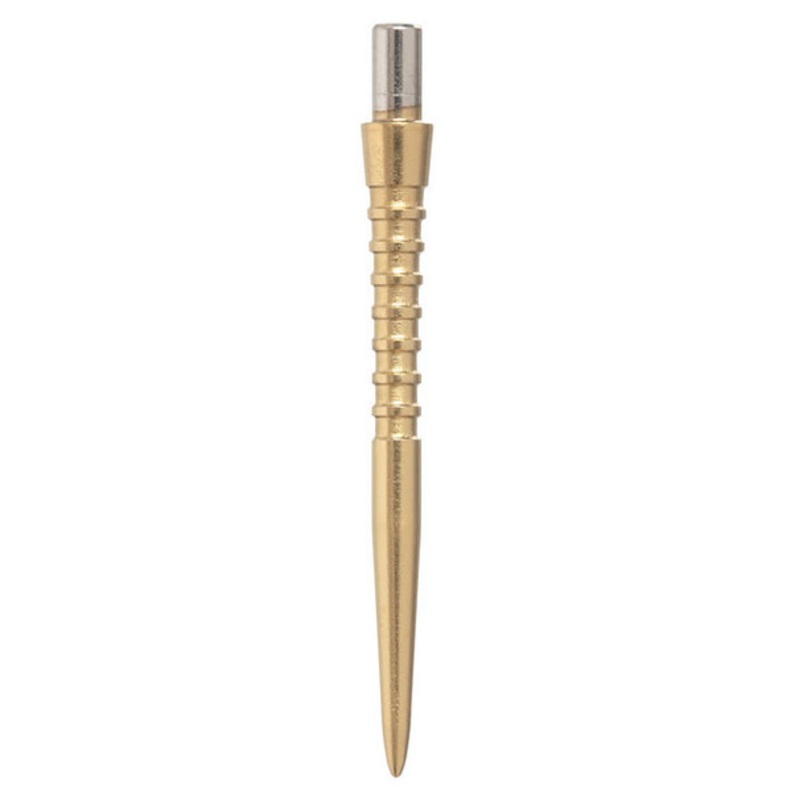Target Storm Titanium Grooved 30mm Steel Tip Points – Gold