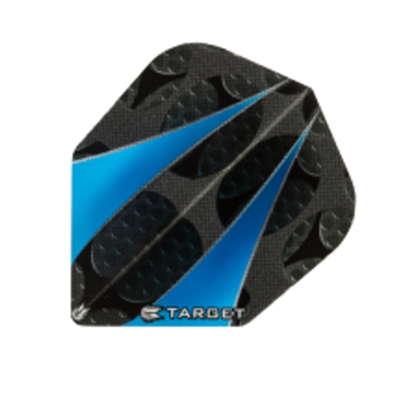 Target Vision Black Metal Vent with Dual Blue Accent – Shape