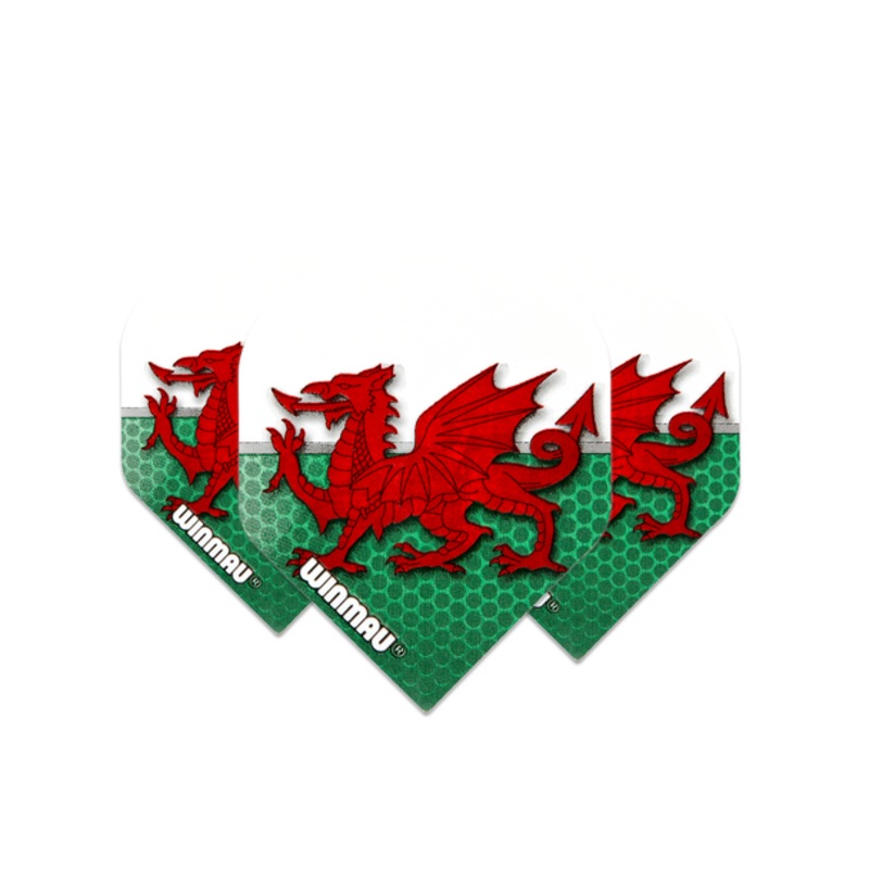 Winmau Mega Standard 75 Micron Flight – Wales