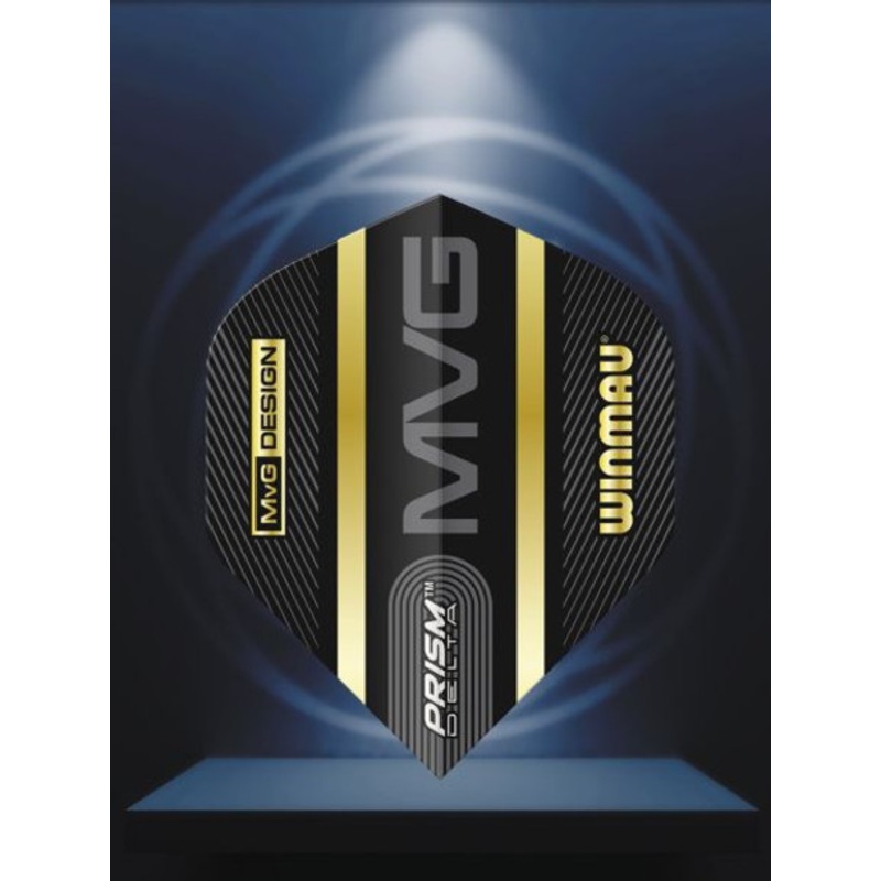 Winmau Prism Delta MVG Black & Gold Flight