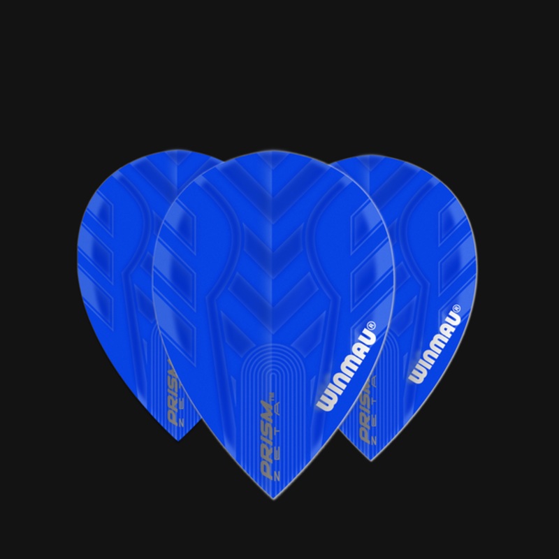 Winmau Prism Zeta Pear Flight – Blue