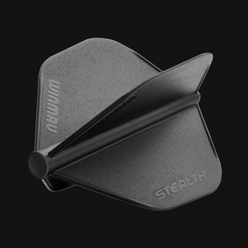Winmau Stealth Standard 150 Micron Molded Flight – Black