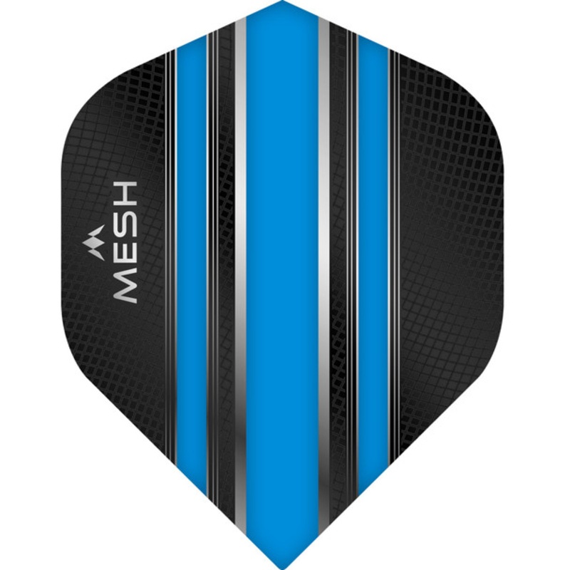 Mission Mesh Flights – 100 Micron – UV Finish – No2 (Standard) – Aqua Blue