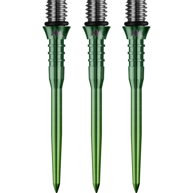 Mission – Titan Pro – Titanium Conversion Points – Soft to Steel – Grooved – 34mm – Gradient Green