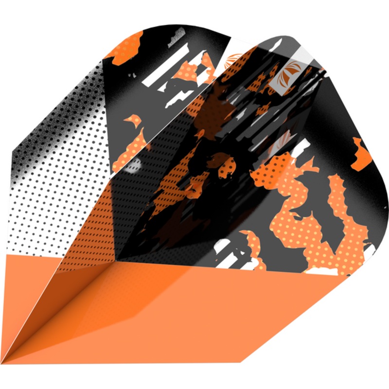 Raymond Van Barneveld ICON Black & Orange Pro Ultra Ten-X Flight