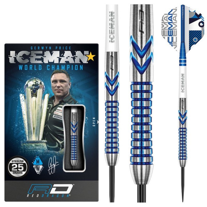Red Dragon Gerwyn Price Iceman Contour 25g Steel Tip