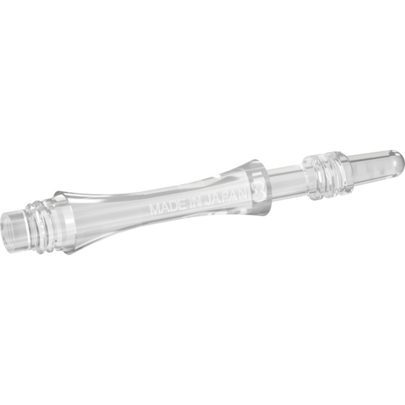 Target 8 Flight Slim Clear 19mm Spin Shaft