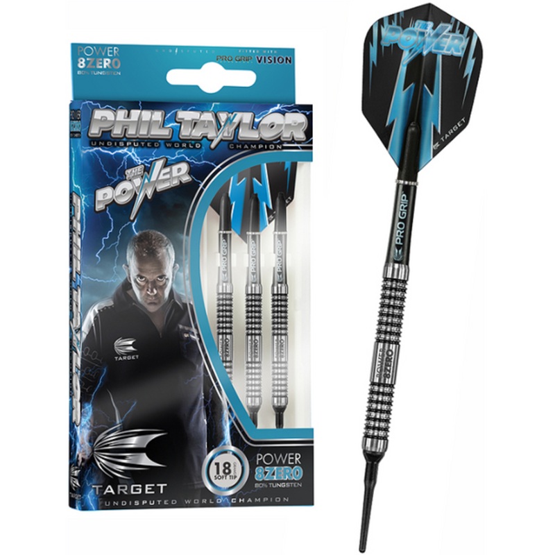 Target Phil Taylor Power 8Zero 2ba Soft Tip  – 18g