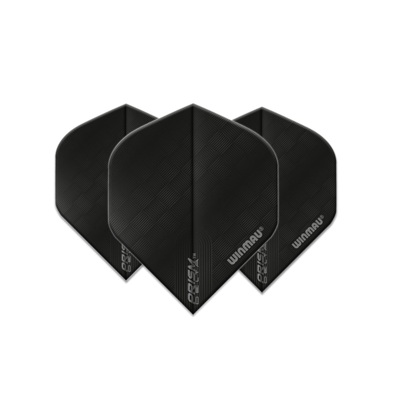 Winmau Prism Delta Standard Flight – Black with Weave