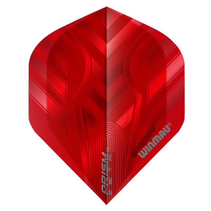Winmau Prism Zeta Standard Flight – Red