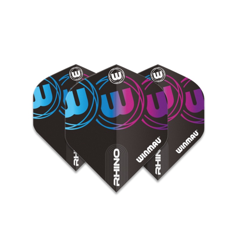 Winmau Rhino Standard Flight – Purple & Blue