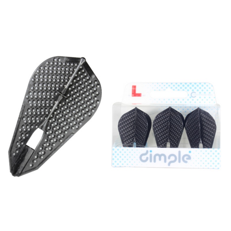 L-Style Flight Z L9d Dimpled Champagne Flights – Black
