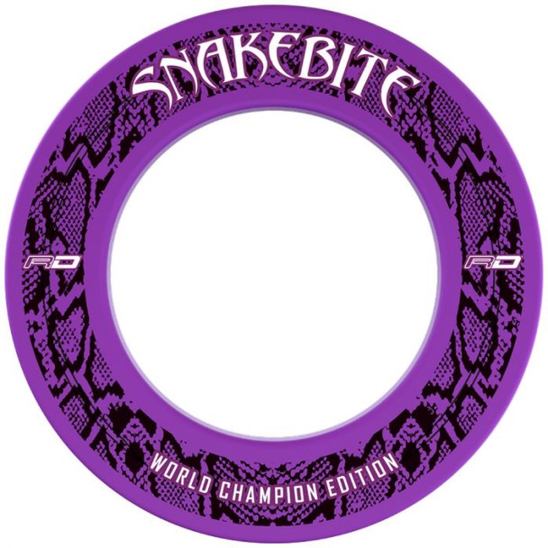 Red Dragon Peter Wright World Champion Purple Snake Skin Dartboard Surround