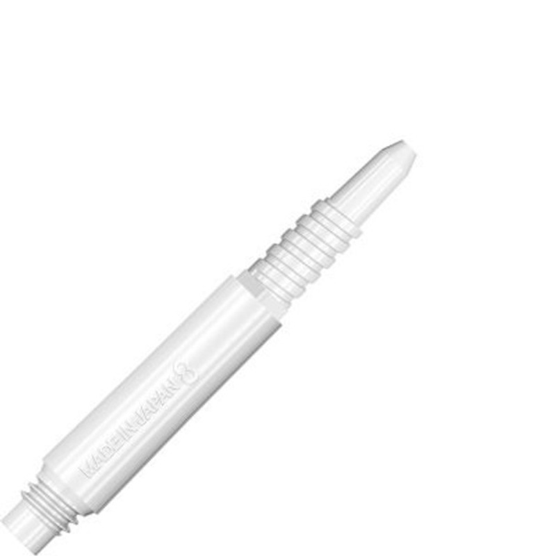 Target 8 Flight Locked Shaft  Short White (19mm)