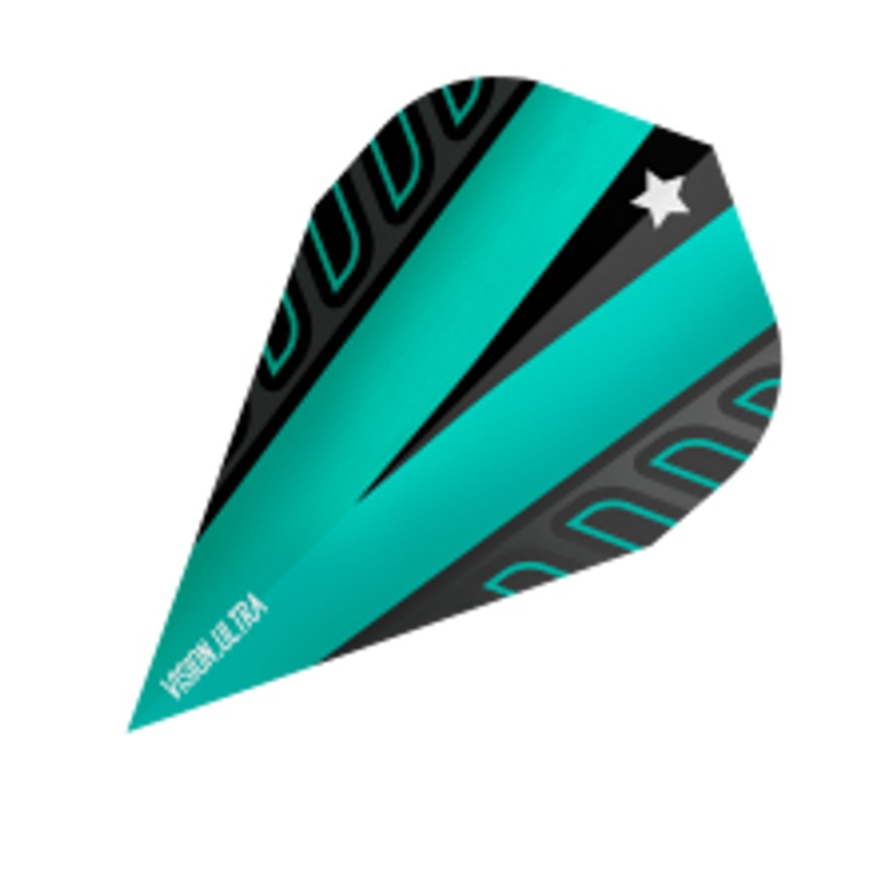 Target Vision Ultra Voltage Rob Cross Vapor Dart Flights – Aqua