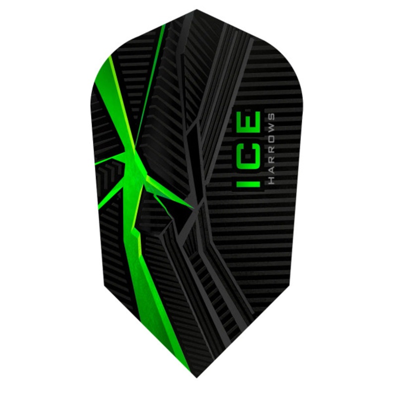 5 sets Harrows ICE Slim – Green/Black
