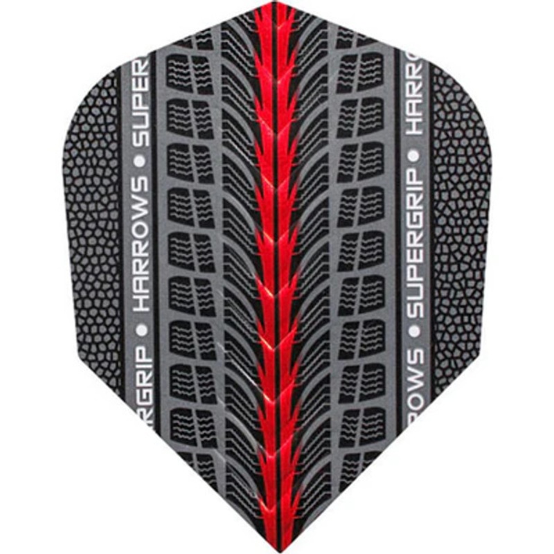 5 sets Harrows SUPERGRIP Standard – Red