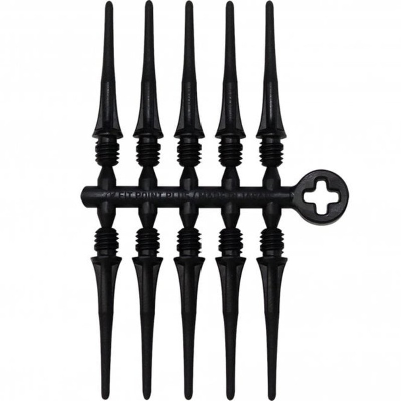 Cosmo – Fit Point Plus – Soft Tips – Pack of 50 – Black