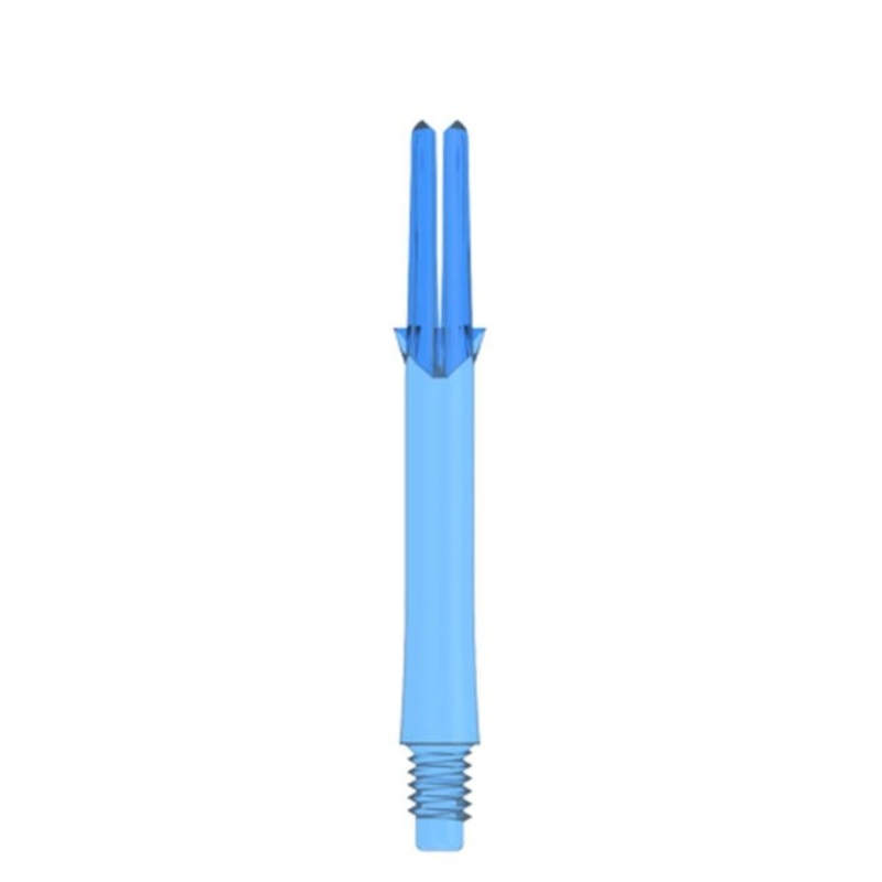 L-Style L-Shaft Straight Locked Clear Blue Dart Shafts – 260