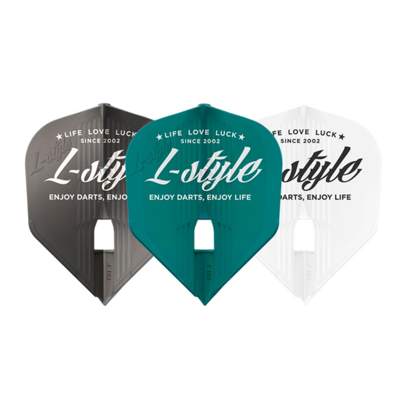 L-Style Vintage Logo Small Standard  L3 KAMI Flights Gun Metal-Green-White