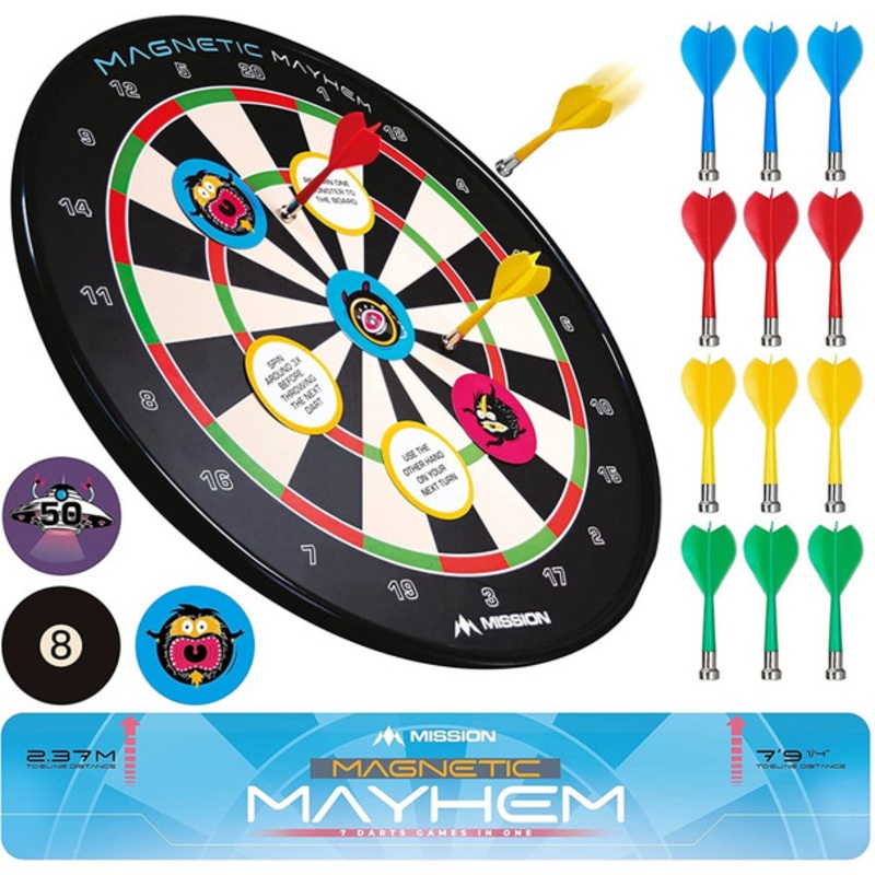 Mission Magnetic Mayhem – Magnetic Dartboard for Kids / Beginners