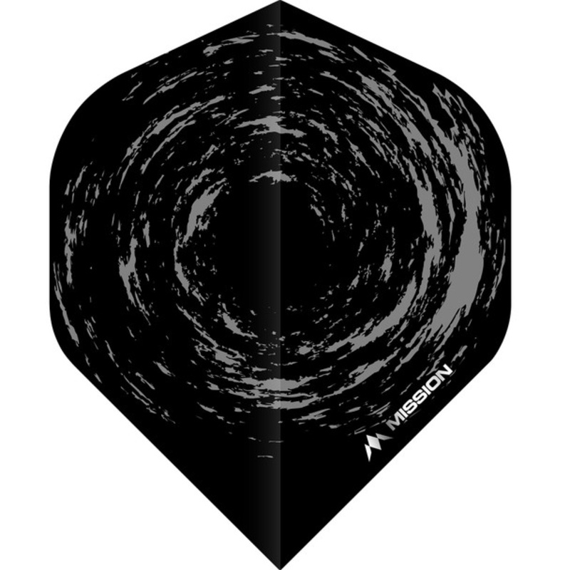 Mission Nova Flights – 100 Micron – UV Finish – No2 (Standard) – Black – Grey