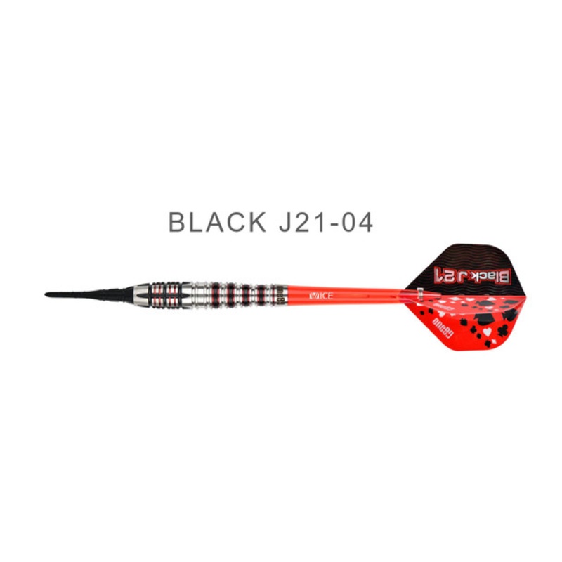 ONE80 Black J21 – BJ21-04 – 90% Tungsten Steel Tip – 23g