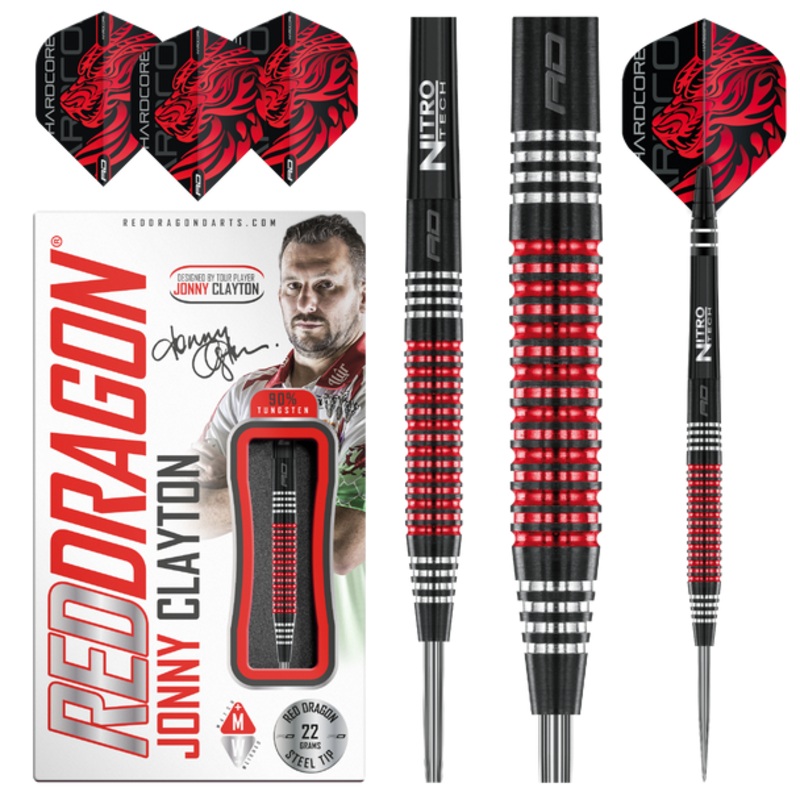 Red Dragon Jonny Clayton Special Edition 22g Steel Tip