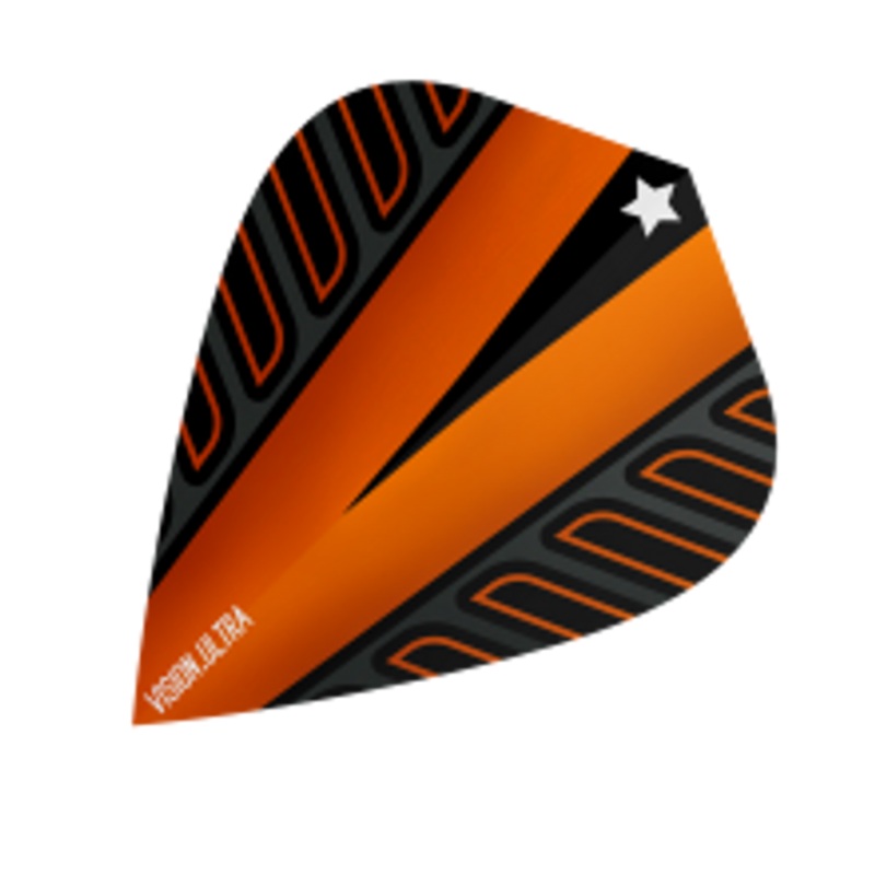 Target Vision Ultra Voltage Rob Cross Kite Dart Flights – Orange
