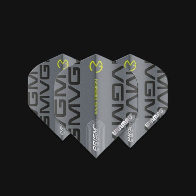 Winmau MvG Prism Delta Flights – No2 (Standard) – Grey Print