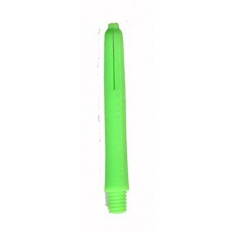 Deflectagrip Fluro Green Short Nylon Dart Shafts