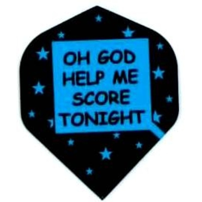 “God Help Me Score Tonight” Standard Poly Flights M080