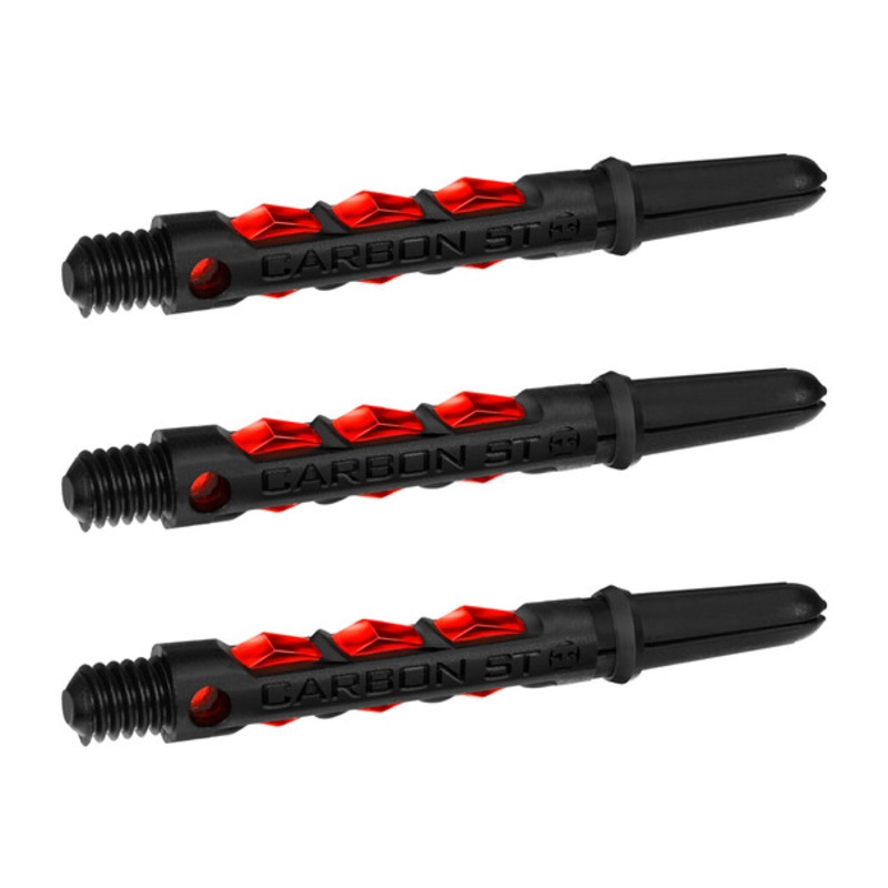 Harrows Carbon ST Intermediate (Midi) Shaft – Black / Red
