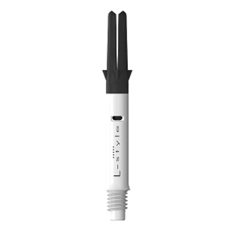 L-Style L-Shaft Carbon Straight Silent Dart Shafts – White – 260