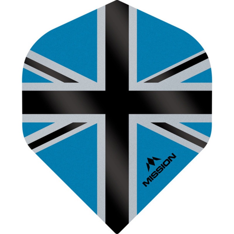 Mission – Alliance-X – Union Jack Flights – No2 (Standard) – 100 Micron – Blue with Black