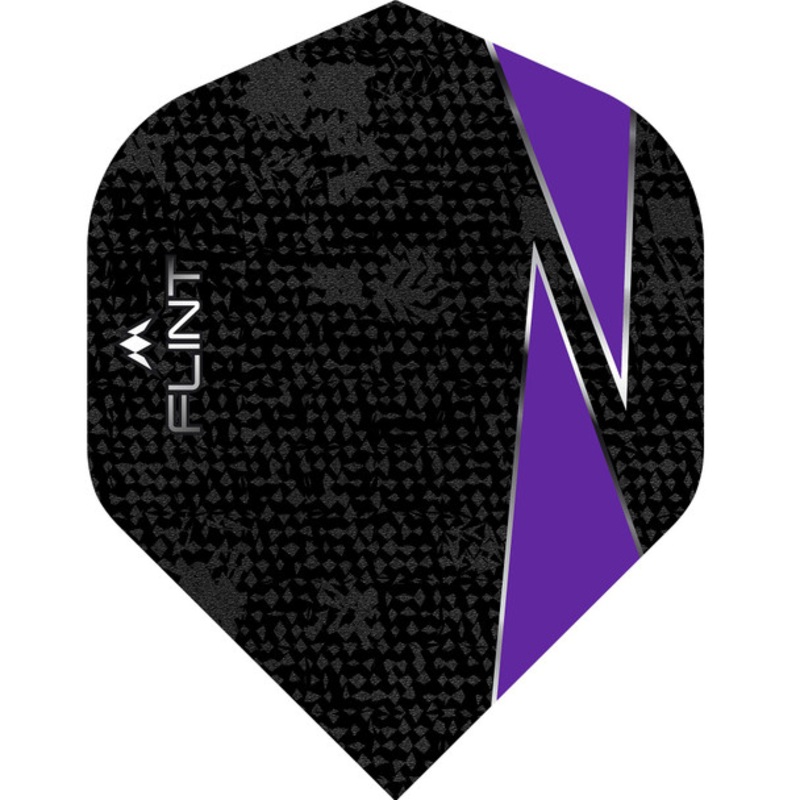 Mission Flint Flights – 100 Micron – UV Finish – No2 (Standard) – Purple